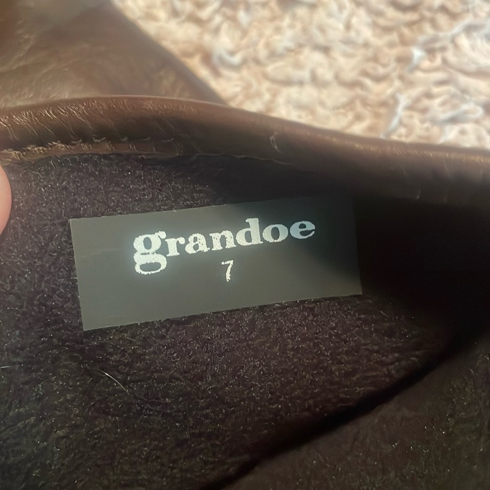 🌸NWT GRANDOE Womens Italian Leather Gloves - size 7 Small - Picture 10 of 11